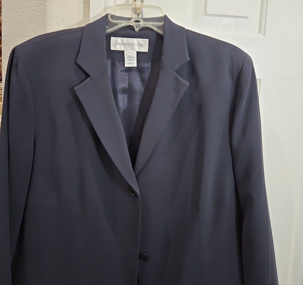 Jones New York Women's Dark Blue Blazer